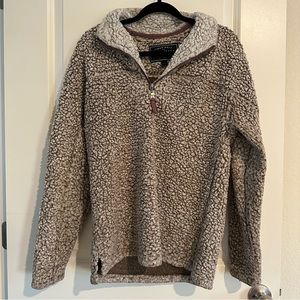 Size Small True Grit Sherpa Quarter Zip